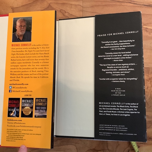 Set of 2 Michael Connelly hardcover mystery books with dust jackets VGUC - Picture 3 of 4